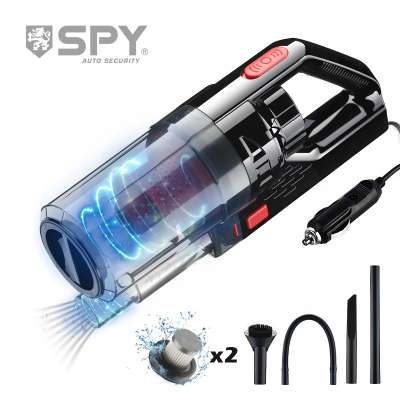 SPY Double FiltrationHigh Power Handheld Wet Dry 12v 6000PA 150W Portable Car Vacuum Cleaner