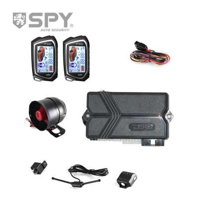 Spy two way LCD remote engine starter car alarm car security system