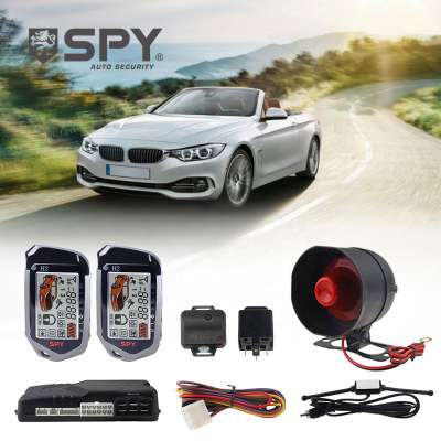 SPY LCD display automotive start engine 3000M monitoring range 12V car security remote starter 2way alarm car alarm system